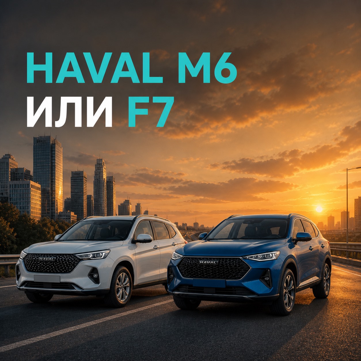 HAVAL M6 или HAVAL F7: практичность против динамики и полного привода